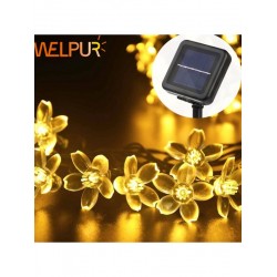 Solar 30 Ledli Çiçekli Günışığı Bahçe Aydınlatma Dekorasyon Güneş Enerjili Solar 30 Ledli Çiçekli Günışığı Bahçe Aydınlatma Dekorasyon Güneş Enerjili