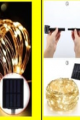 Solar Peri Led 20m 200 Led Gün Işığı Bahçe Aydınlatma Dekorasyon Güneş Enerjili