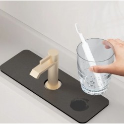 Su Emici Sihirli Lavabo Kenar Matı 38x13cm Su Emici Sihirli Lavabo Kenar Matı 38x13cm