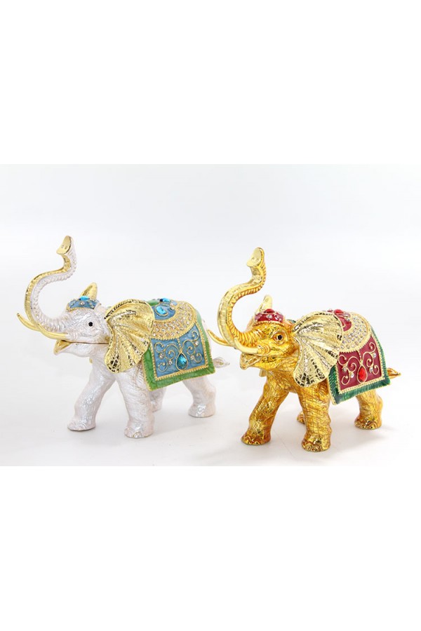 Taşlı Tekli Fil Figürü