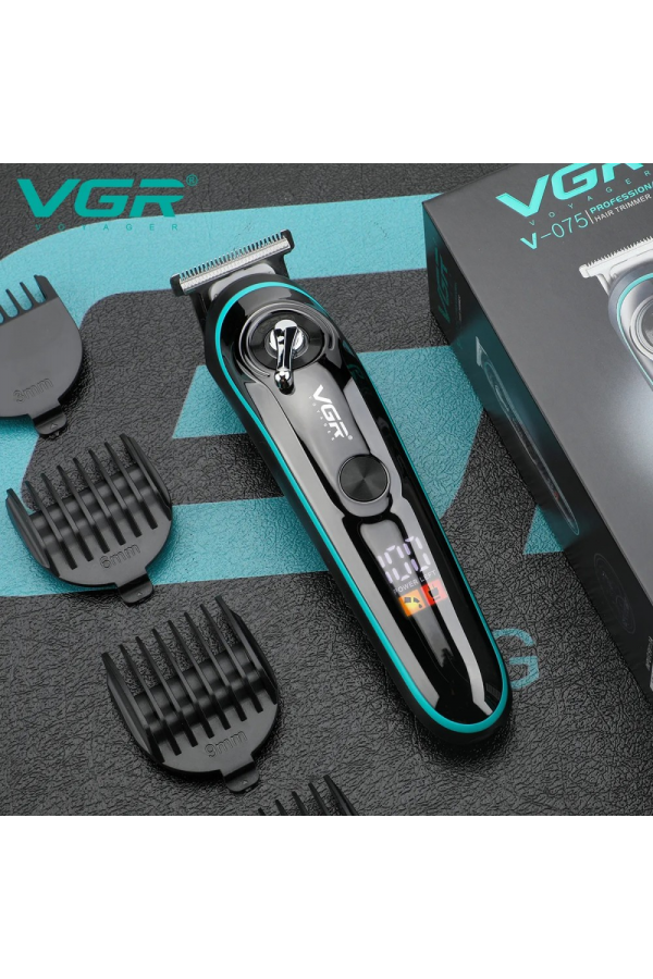 T Bıçak Sıfır Kesim LCD Ekran Şarjlı Tıraş Makinesi