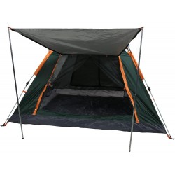 Tam Otomatik Su Ve Rüzgar Geçirmez Gölgelikli Tenteli 6 Kişilik Kamp Çadırı 240*240*155cm Tam Otomatik Su Ve Rüzgar Geçirmez Gölgelikli Tenteli 6 Kişilik Kamp Çadırı 240*240*155cm