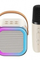 Taşınabilir Bluetooth Karaoke Hoparlör Kablosuz Mikrofon