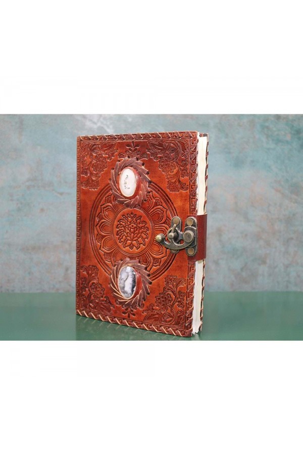 Taşlı Deri Defter