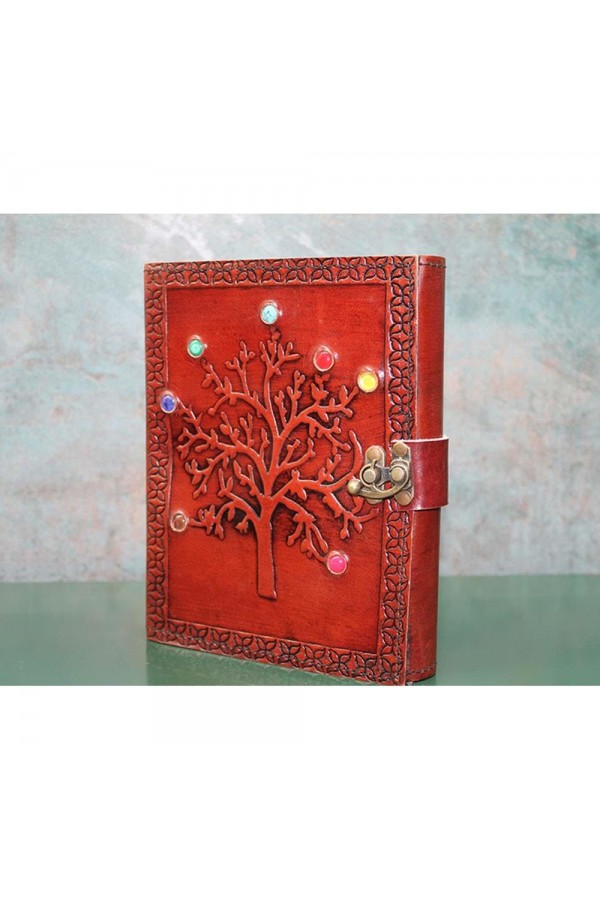 Taşlı Deri Defter