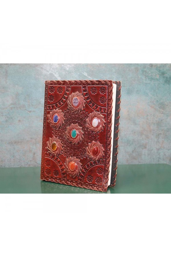 Taşlı Deri Defter