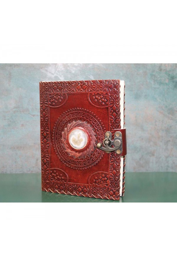 Taşlı Deri Defter