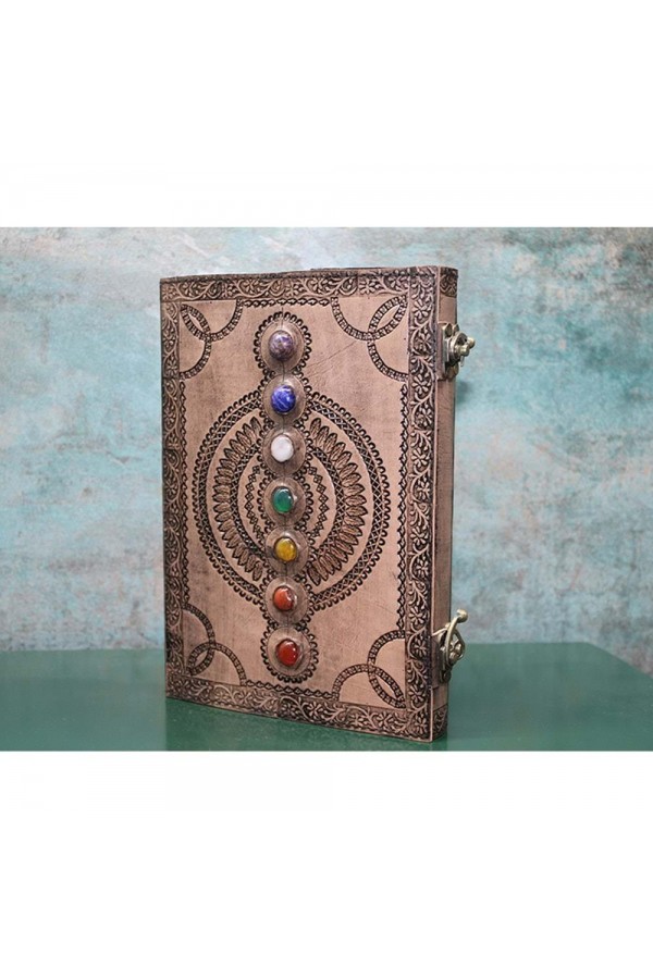 Taşlı Deri Defter