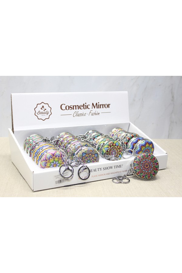 Taşlı El Aynası Anahtarlık