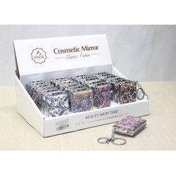 Taşlı El Aynası Anahtarlık