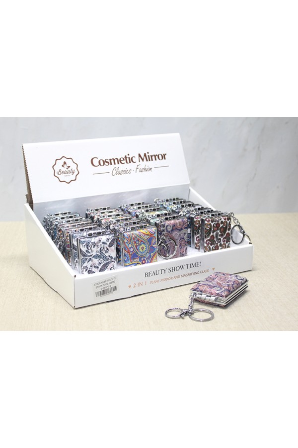 Taşlı El Aynası Anahtarlık