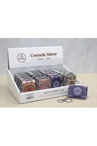 Taşlı El Aynası Anahtarlık