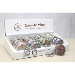 Taşlı El Aynası Anahtarlık