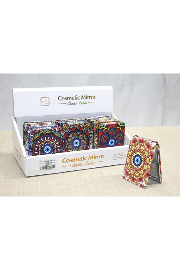 Taşlı El Aynası Dikdörtgen İnce