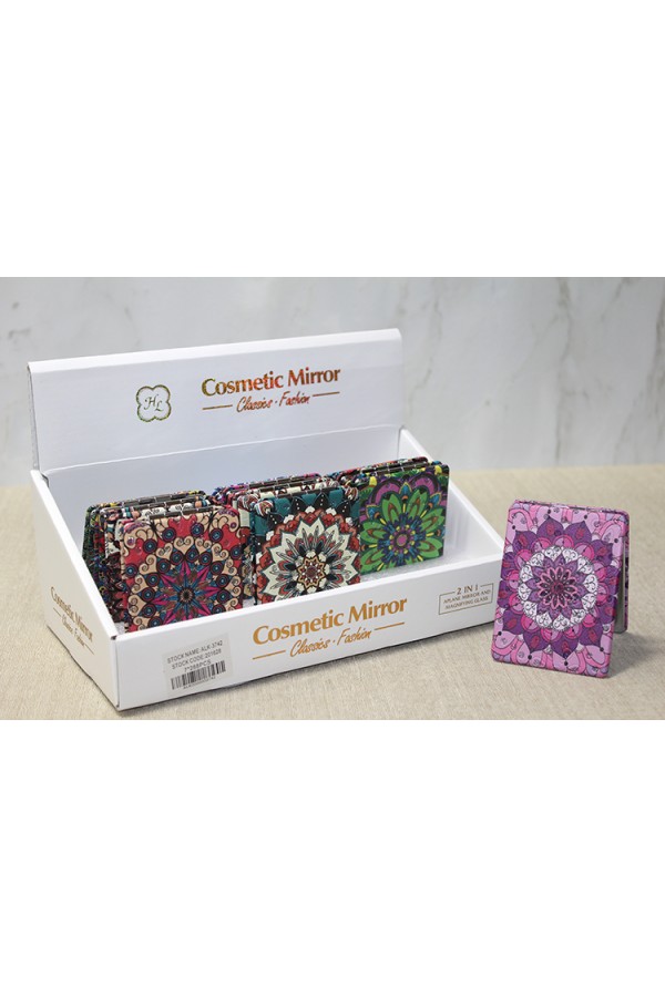 Taşlı El Aynası Dikdörtgen İnce