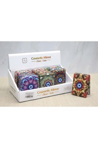 Taşlı El Aynası Dikdörtgen Kalın