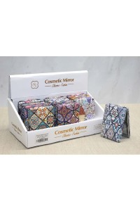 Taşlı El Aynası Dikdörtgen Kalın