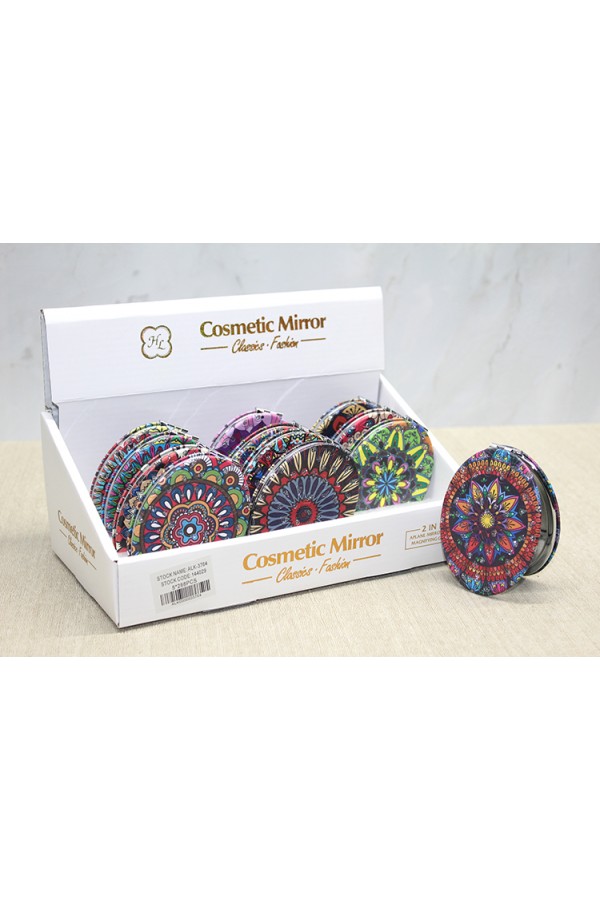 Taşlı El Aynası Oval İnce