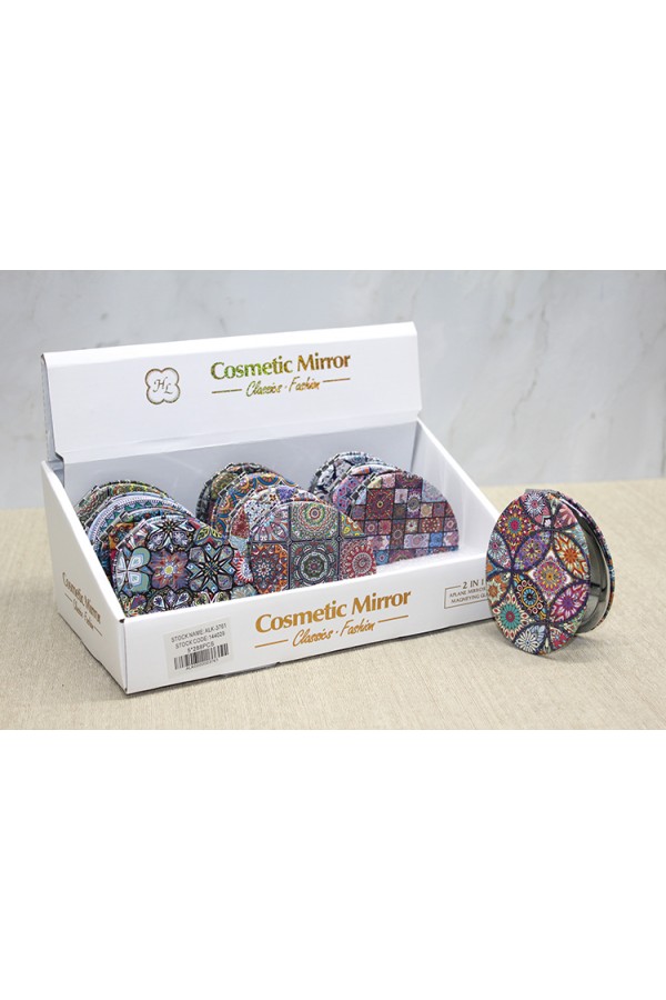 Taşlı El Aynası Oval İnce