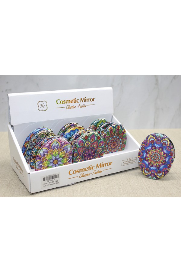 Taşlı El Aynası Oval İnce