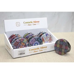 Taşlı El Aynası Yuvarlak İnce Taşlı El Aynası Yuvarlak İnce