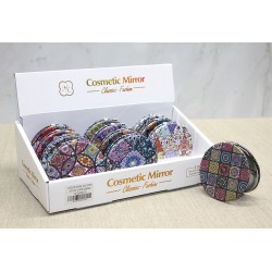 Taşlı El Aynası Yuvarlak İnce