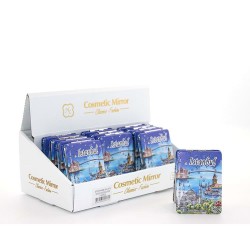 Taşlı İstanbul Tasarımı El Aynası İnce Taşlı İstanbul Tasarımı El Aynası İnce