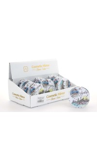 Taşlı İstanbul Tasarımı El Aynası İnce