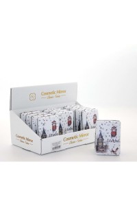 Taşlı İstanbul Tasarımı El Aynası Kalın