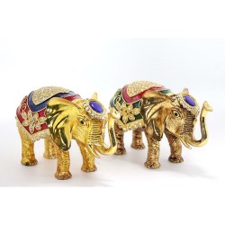 Taşlı Tekli Fil Figürü Taşlı Tekli Fil Figürü