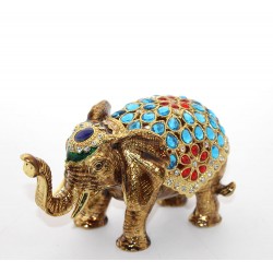 Taşlı Tekli Fil Figürü Taşlı Tekli Fil Figürü