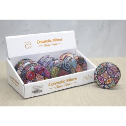 Taşlı Yuvarlak El Aynası Kalın Taşlı Yuvarlak El Aynası Kalın