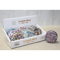 Taşlı Yuvarlak El Aynası Kalın Taşlı Yuvarlak El Aynası Kalın