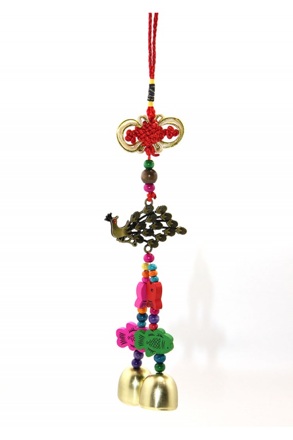 Tavuskuşu Renkli Rüzgar Çanı