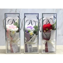 Tekli El Örgüsü Gül Buketi Tekli El Örgüsü Gül Buketi