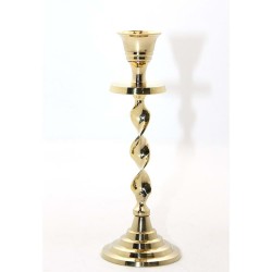 Tekli Pirinç Şamdan Tekli Pirinç Şamdan