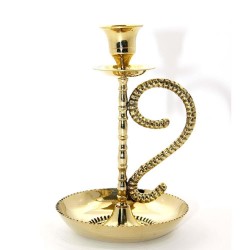 Tekli Pirinç Şamdan Tekli Pirinç Şamdan