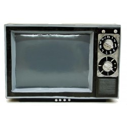 Televizyon Siyah Vintage Dekoratif Hediyelik Televizyon Siyah Vintage Dekoratif Hediyelik