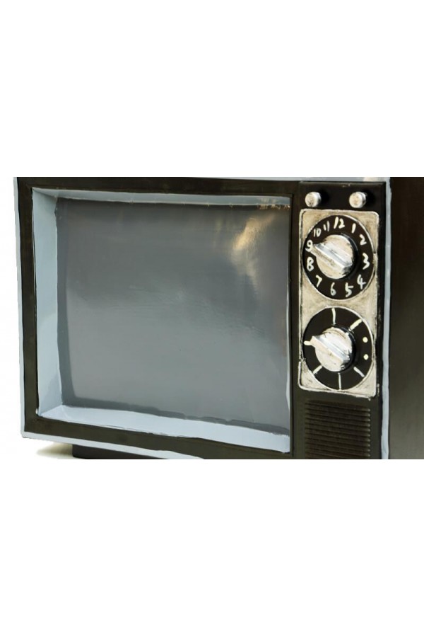 Televizyon Siyah Vintage Dekoratif Hediyelik