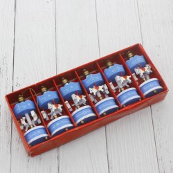 6'lı Mavi Mini Atlı Karınca 6'lı Mavi Mini Atlı Karınca