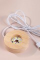 Ahşap Altlıklı Usb'li Işıklı Cam Küre