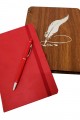Ahşap Kutulu Defter Kalem
