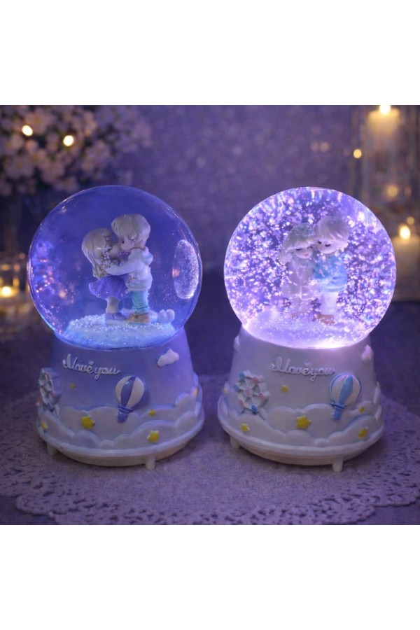 Büyük Boy Pilli Kar Küresi