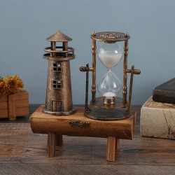 Dekoratif Deniz Feneri Kum Saati
