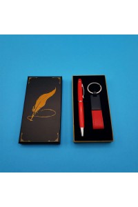 Deri Anahtarlık ve Touchpen Kalem