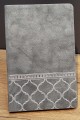 Desenli Gri Deri Defter