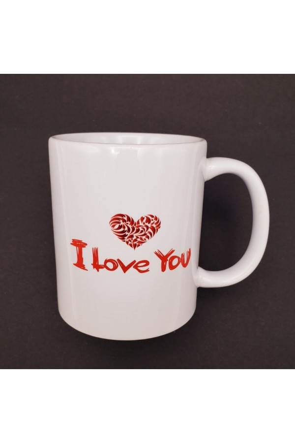 I Love You Baskılı Bardak I Love You Baskılı Bardak