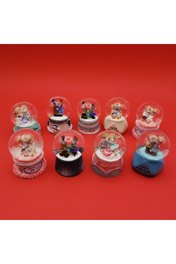 Işıklı Mini Kar Küreleri