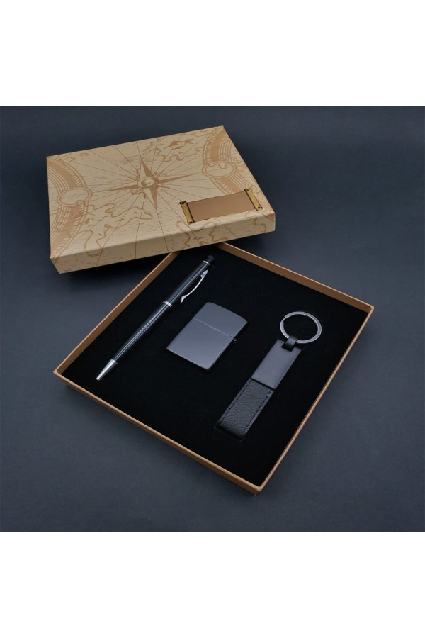 Kalem Çakmak Anahtarlık 3'lü Set