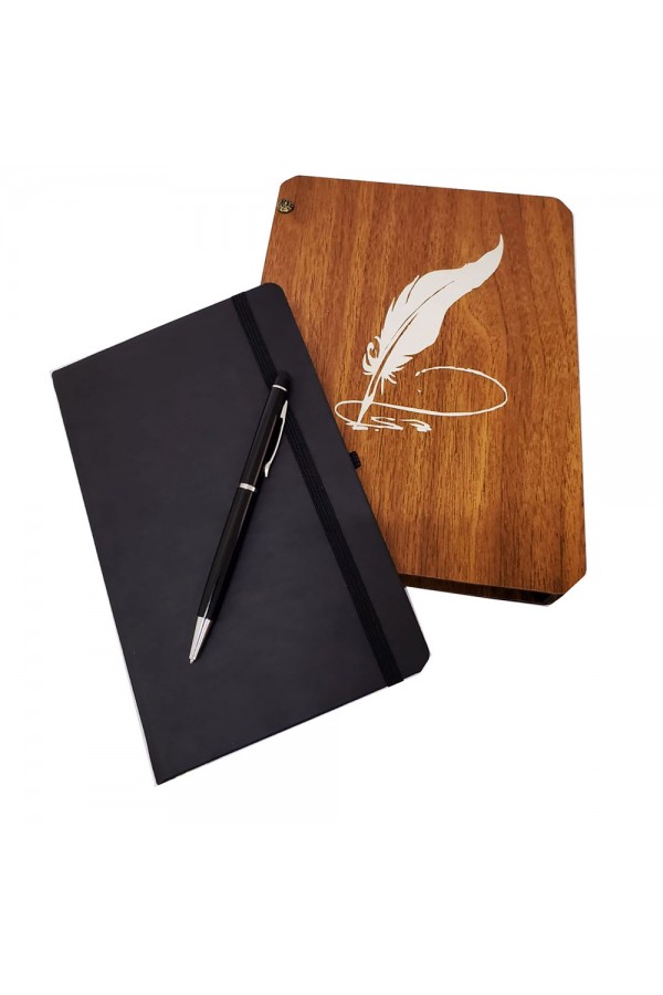 Kalem ve Termo Deri Defter Set